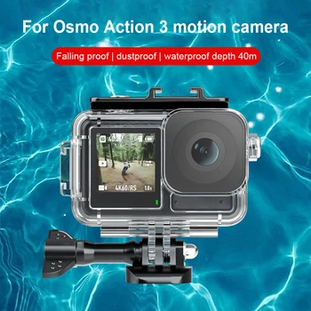 Водонепроницаемый защитный чехол Защита от падения Корпус для подводного плавания Shell Держатель для экшн-камеры Osmo Action 3