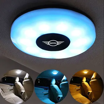 Для Mini Cooper S JCW R55/56/50/53/ F55/56 Countryman Аксессуары Автомобильная лампа для чтения с сильным магнитным светодиодным освещением салона, подсветка крыши