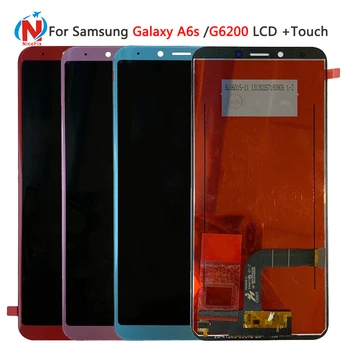 Для Samsung Galaxy A6s G6200 SM-G6200 ЖК-дисплей с сенсорным экраном в сборе для Samsung A6s lcd