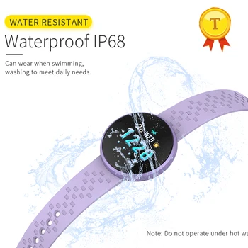 женский ip68 дизайн для плавания Bluetooth Смарт-браслет, умный браслет для здоровья, цветной экран, женский спортивный Фитнес-трекер, шагомер