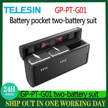 Комплект зарядного устройства TELESIN GP-PT-G01 с аккумулятором для GoPro Hero 11 10 9 3A Ways 3A Fast Charger Box