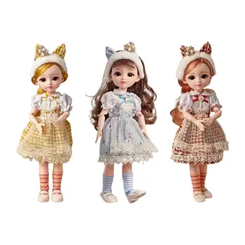 Кукла BJD DIY Toy Кукла с 23 суставами, очаровательные длинные волосы, красивые для подарков