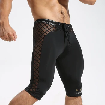 Мужские шорты для бега Мужские Быстросохнущие Тренировочные Компрессионные спортивные шорты для фитнеса Мужские короткие Обтягивающие брюки для фитнеса