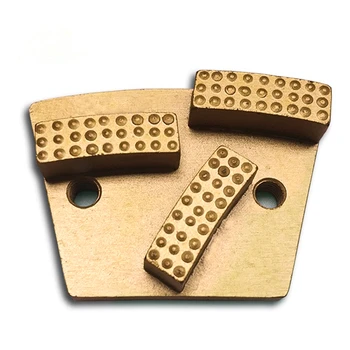 Напольные шлифовальные колодки ASL27 Blastrac для шероховатого бетона с двумя отверстиями для резьбы M6 Металлические шлифовальные колодки ASL для удаления эпоксидного покрытия