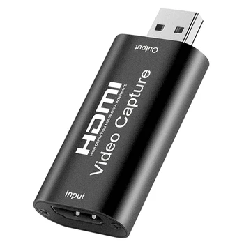 НОВИНКА-Карта захвата HDMI с разрешением 4K HD на USB2.0, Карта захвата HDMI, Видеозахват, Коробка для записи видео с камеры 1080P при частоте 30 Гц, запись в прямом эфире