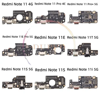 НОВОЕ USB Зарядное Устройство Зарядный Порт Плата Док-станции Гибкий Кабель Для Xiaomi Redmi Note 11 11i 11E 11S 11T Pro 4G 5G Запчасти