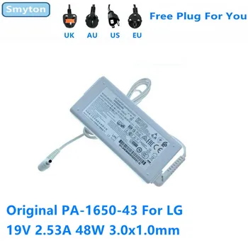 Оригинальный Адаптер Переменного Тока Зарядное Устройство Для LG 19V 2.53A 48W PA-1650-43 DA-48F19 ADS-48MS-19-2 Gram 14Z980 15Z970 13Z990 Блок Питания Ноутбука