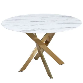 современный обеденный стол мебель для дома обеденный стол из мраморного стекла мебель для столовой