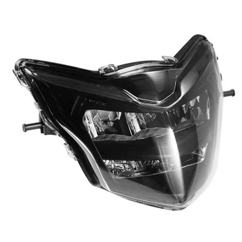 Фара мотоцикла Прозрачная Передняя лампа головного света Гнездо лампы для LC135 V2 V6
